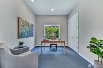 The den could be a third bedroom as it has a closet.