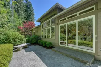 Spectacular patio that runs the length of the home is perfect for relaxing or entertaining.