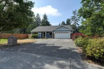 Welcome to this one owner, 3 bed 2 bath home on a large end of cul-de-sac lot!