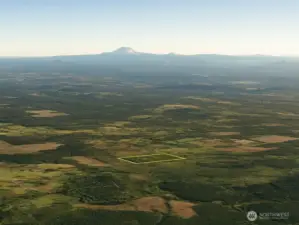 Overhead view with approximate boundaries in yellow.