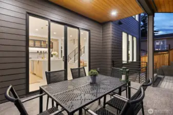 Step outside to your private deck