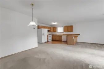 Dining are and Kitchen