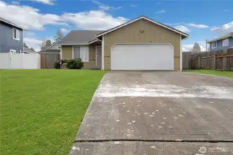 Front of Home with Long Driveway