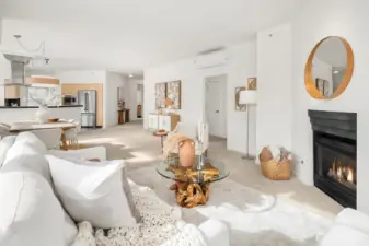 A hall to the right leads to your primary suite.