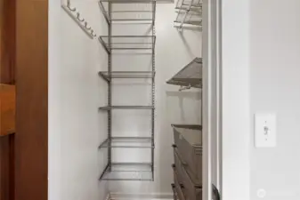 Interior: Primary Bedroom Closet