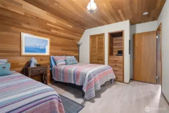 Larger main level Bedroom to hall