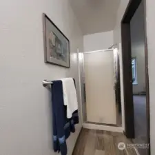 Primary ensuite bathroom with shower