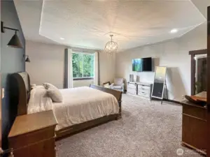 On the other end of the home you'll find a large master suite with walk in closet.
