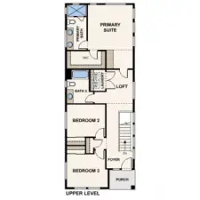 Third floor, street level entry
