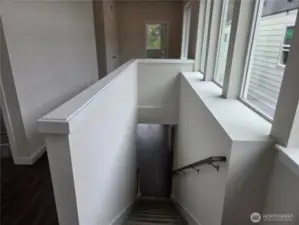 Stairs to main living level