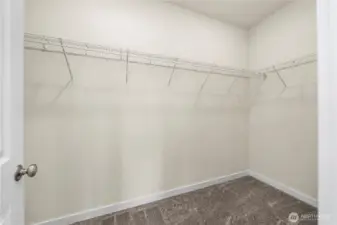 Primary walk-in closet