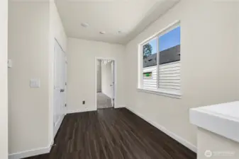 Top level loft area outside primary