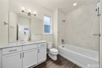 Top level full bath