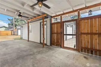 Covered patio