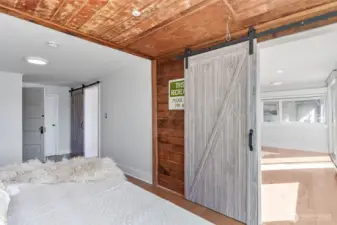Main Floor Bedroom with full ensuite bathroom  4 North Salmon Beach