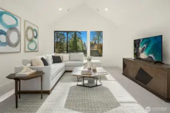 Flexible upper level bonus space