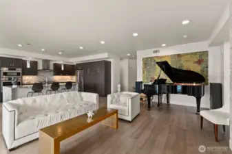 Spacious enough for a grand piano you can arrange this room in many configurations to accommodate your liftstyle.