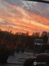 Sunset on the patio!