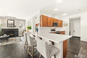 Gotta love the bar seating.