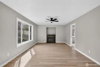 Dining room from island