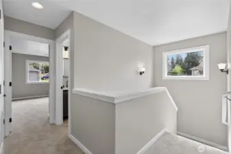 Top of stairs looking to primary