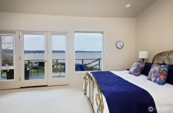 Enjoy sunrise from the bedroom. Now that's a nice way to wake up!