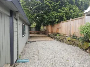 Side yard rv parking