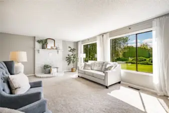 Living Room - southern facing with lots of natural light