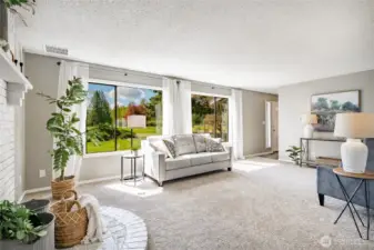 Living Room - southern facing with lots of natural light