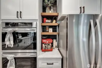 Perfect coffee bar for the coffee lover.