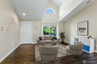 Newer luxury vinyl plank flooring throughout most of the main floor.