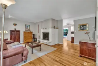 Living room from the front door