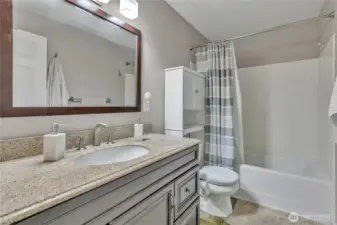 Updated main bathroom