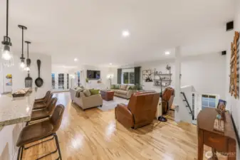 Open to the main living area, this is the spot to gather when your not on the huge deck.