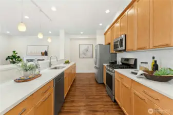 Plenty of prep space for large gatherings!