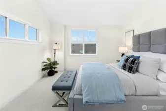 Large primary with views!