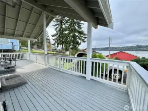 Large wrap-around porch