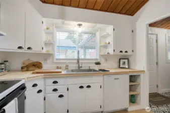 Cold water filtration system and like new dishwasher plus all new cabinet hardware