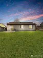 LOOK at all this fully fenced outdoor space for playing, entertaining, pets and more!