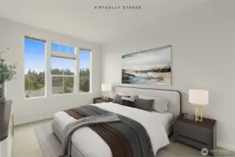 Virtually staged primary