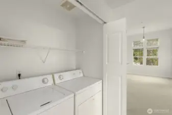 Laundry closet