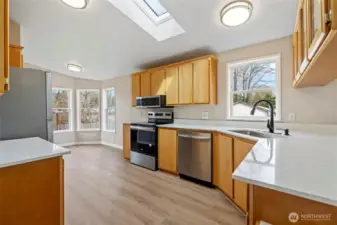 New stainless appliances