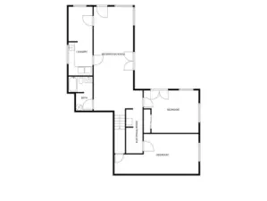 Lower floor plan.