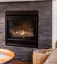 Propane fireplace