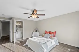 primary with bathroom