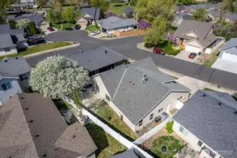 Aerial Photo - backyard