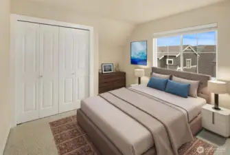 Virtually staged. Additional bedroom.