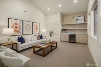 Flexible upper floor bonus space