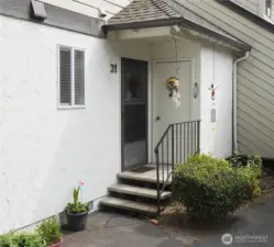 Storage right outside your door