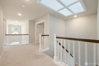 Upstairs Landing Area With Skylight
